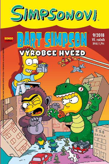 Simpsonovi - Bart Simpson 9/2018 - Výrobce hvězd - kolektiv autorů