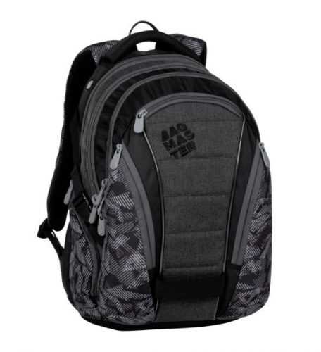 Studentský batoh Bagmaster - BAG 20 A GRAY/BLACK