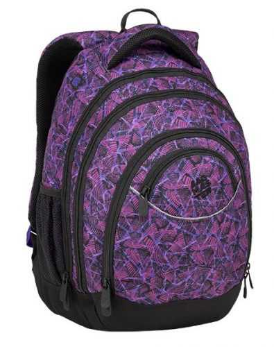 Studentský batoh Bagmaster - ENERGY 9 D VIOLET/BLACK