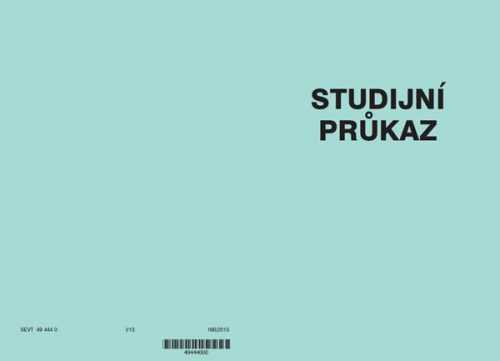 Studijní průkaz - na 4 roky (laminové desky) - sešit A6 56 str.