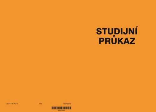 Studijní průkaz - roční (laminové desky) - sešit A6 32 str.