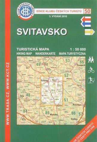 Svitavsko - mapa KČT č.50 - 1:50t