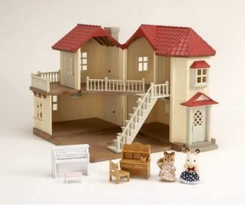 Sylvanian Families Městský dům patrový se světly s doplňky varianta E