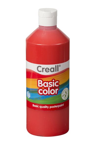 Temperová barva Creall 500 ml - světle červená