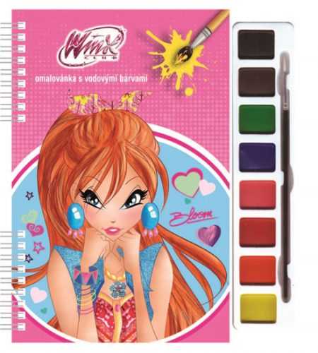 Winx Club Bloom - Omalovánky s vodovými barvami - neuveden