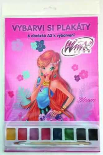 Winx Club - Plakátové omalovánky A3 - neuveden