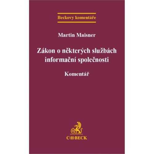 Zákon o některých službách informační společnosti - Martin Maisner