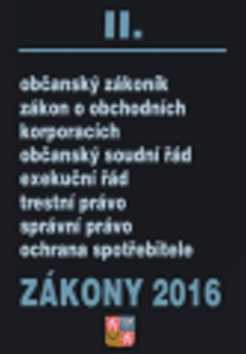 Zákony II/2016 - 15x21 cm