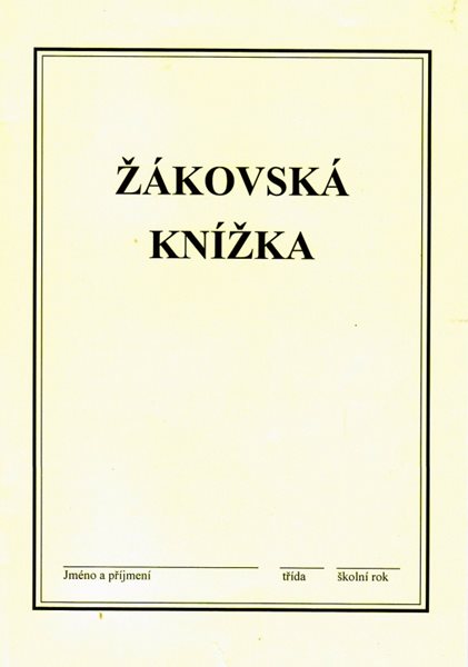 Žákovská knížka ZŠ - /béžová/ - A5