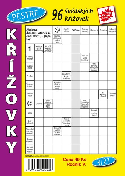 Pestré křížovky 3/2021 - neuveden