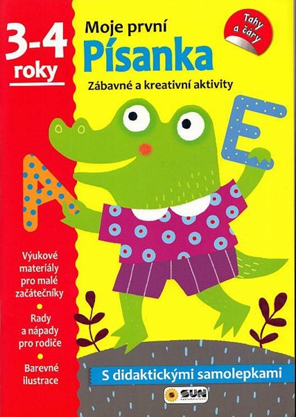 Písanka - 3-4 roky - samolepky (Moje první písanka) - neuveden