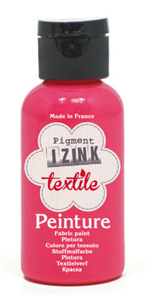 Barva na textil IZINK - klasická - 50 ml - fuchsiová