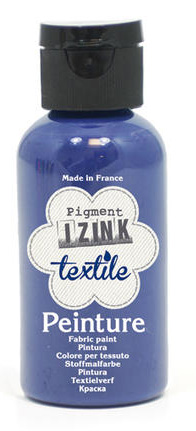 Barva na textil IZINK - klasická - 50 ml - tmavě modrá