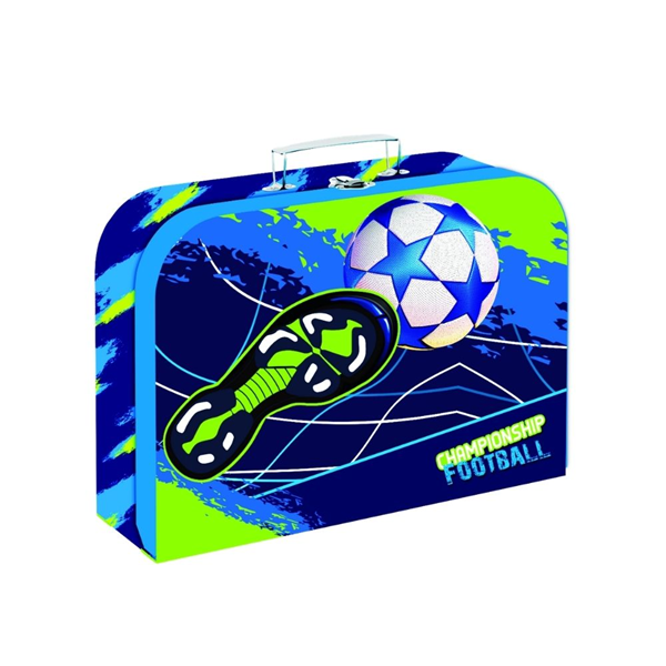 Dětský kufřík lamino 34 cm OXY STYLE MINI - Football blue