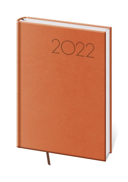 Diář 2022 denní A5 Print - oranžová - 14