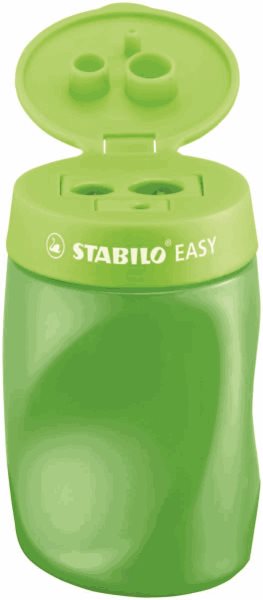 STABILO EASYsharpener P Ořezávátko se zásobníkem 3in1 - zelené