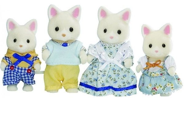 Sylvanian Families Rodina hedvábných koček