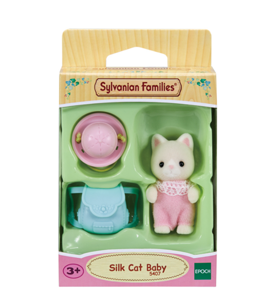 Sylvanian family Baby Hedvábná kočka