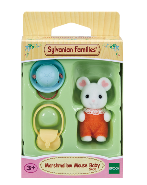 Sylvanian family Baby Marshmallow myš