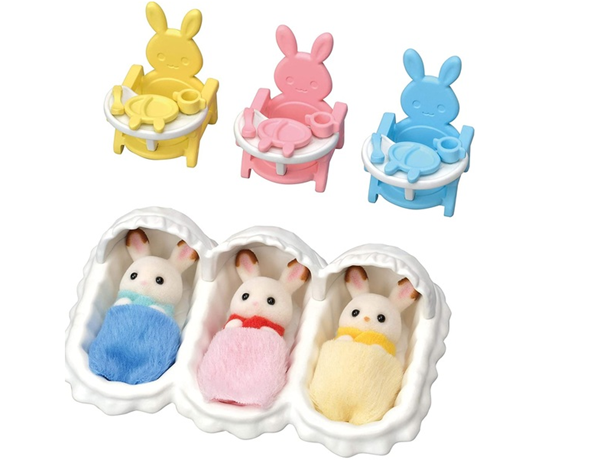 Sylvanian family Sada péče o trojčata