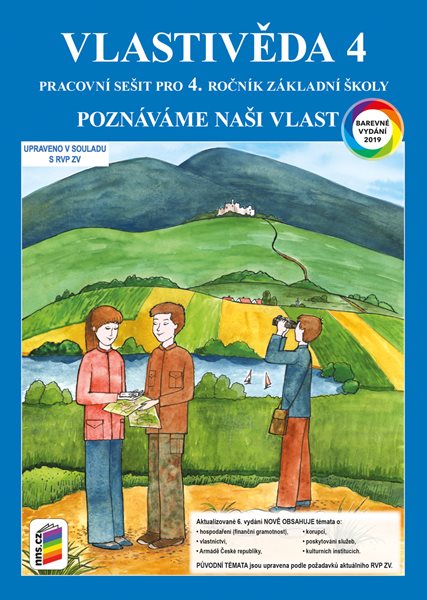 Vlastivěda 4 - Poznáváme naši vlast - barevný pracovní sešit - A4