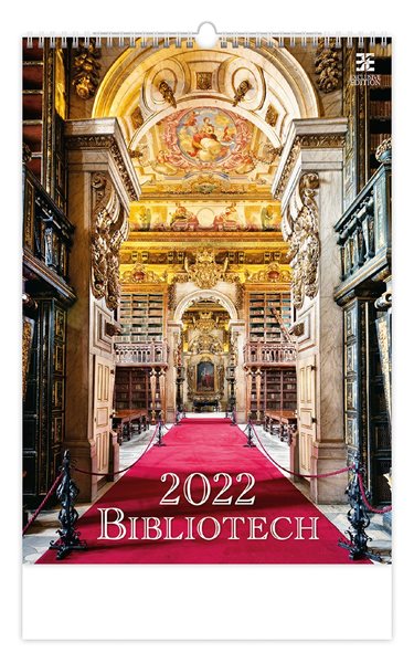 Kalendář nástěnný 2022 Exclusive Edition - Bibliotech - 34x48