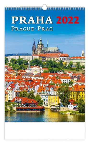 Kalendář nástěnný 2022 - Praha/Prague/Prag - 31