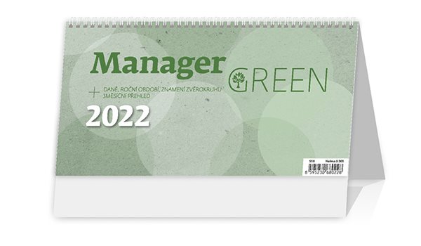 Kalendář stolní 2022 - Manager Green - 24