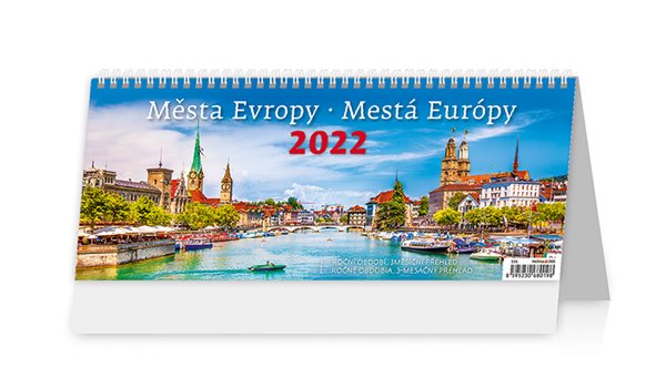 Kalendář stolní 2022 - Města Evropy/Mestá Európy - 32