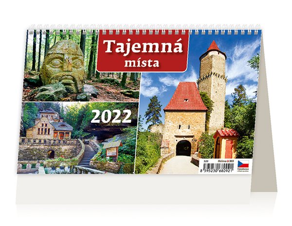 Kalendář stolní 2022 - Tajemná místa ČR - 22