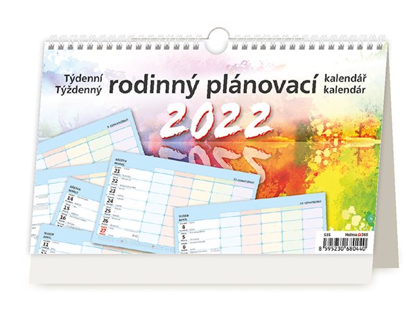 Kalendář stolní 2022 - Týdenní rodinný plánovací - 22