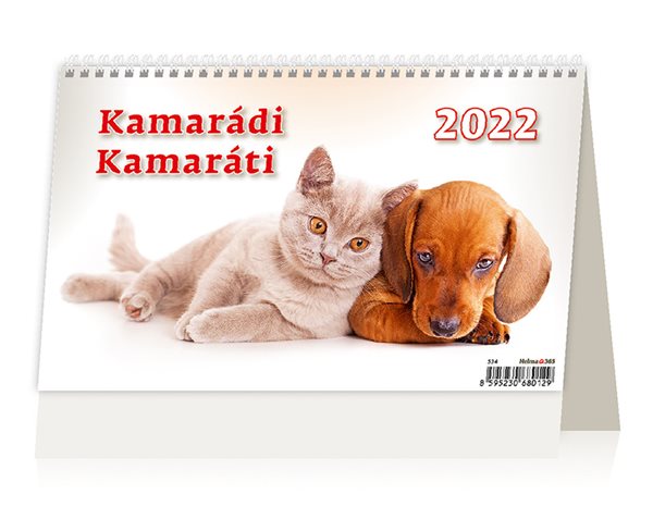 Kalendář stolní 2022 - Kamarádi/Kamaráti - 22