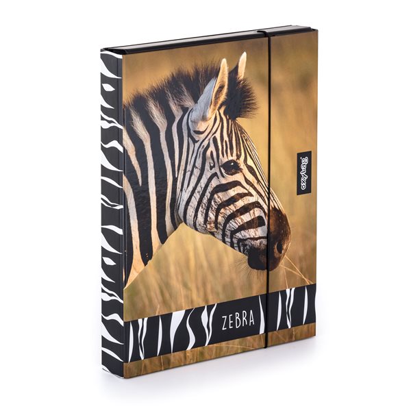 Desky na sešity s boxem A4 Jumbo - Zebra