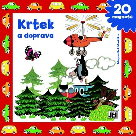 Magnetická knížka Krtek a doprava - 23x23