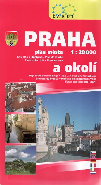 Praha 1:20 000 - plán Žaket - vydání 2010