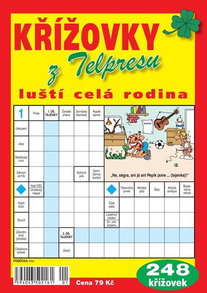Křížovky z Telpresu luští celá rodina - 248 křížovek 1/2022 - neuveden