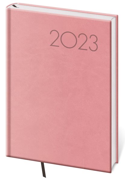 Diář 2023 týdenní A5 Print - růžová - 14