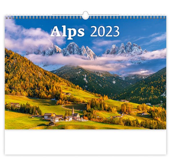 Kalendář nástěnný 2023 - Alps - 45x31