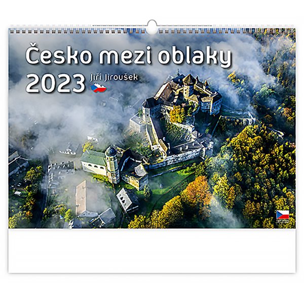 Kalendář nástěnný 2023 - Česko mezi oblaky - 45x31