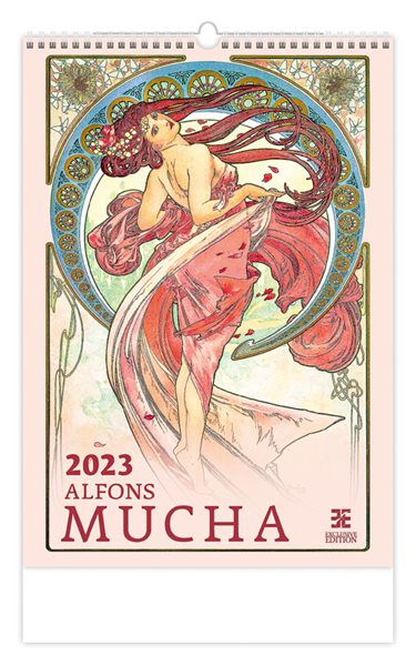 Kalendář nástěnný 2023 Exclusive Edition - Alfons Mucha - 34x48