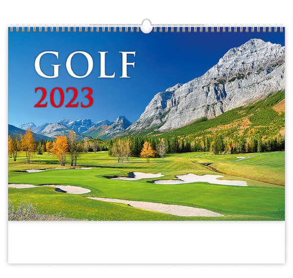 Kalendář nástěnný 2023 - Golf - 45x31