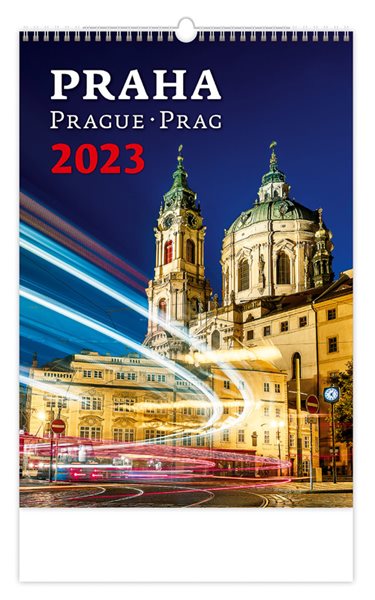 Kalendář nástěnný 2023 - Praha/Prague/Prag - 31