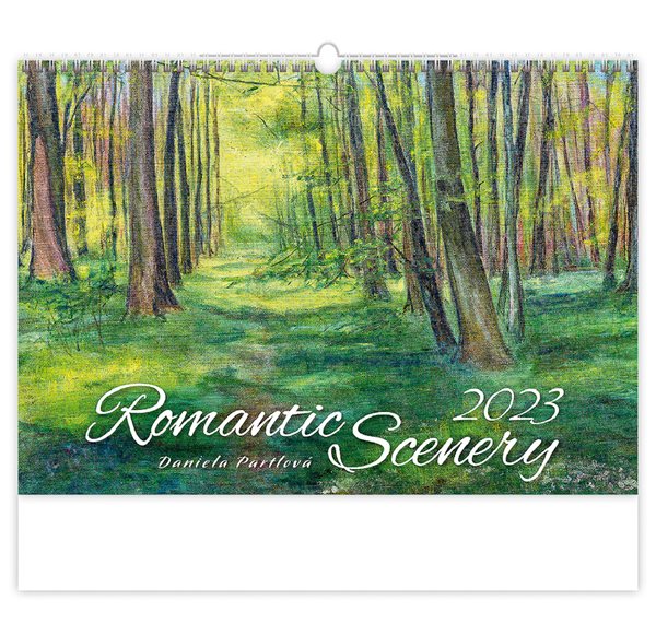 Kalendář nástěnný 2023 - Romantic Scenery - 45x31