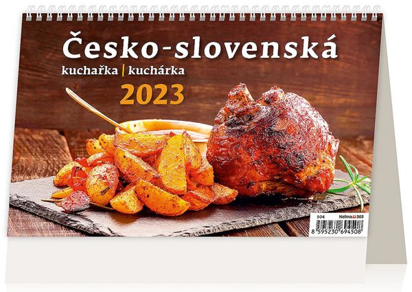 Kalendář stolní 2023 - Česko-slovenská kuchařka/kuchárka - 22