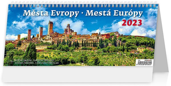 Kalendář stolní 2023 - Města Evropy/Mestá Európy - 32