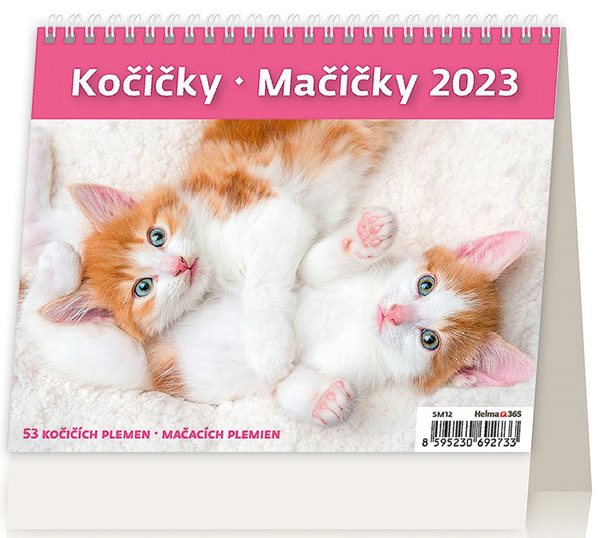 Kalendář stolní 2023 - MiniMax Kočičky/Mačičky - 17