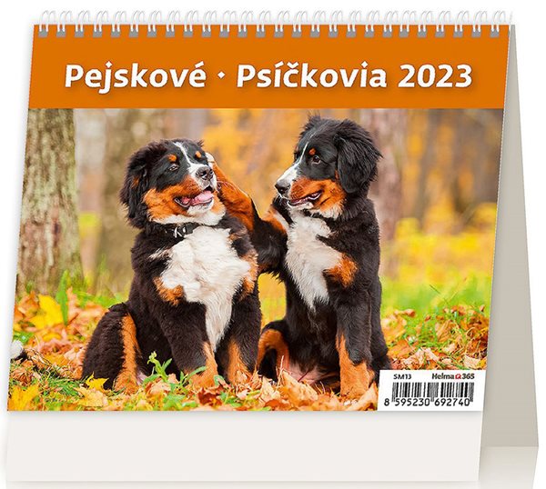 Kalendář stolní 2023 - MiniMax Pejskové/Psíčkovia - 17