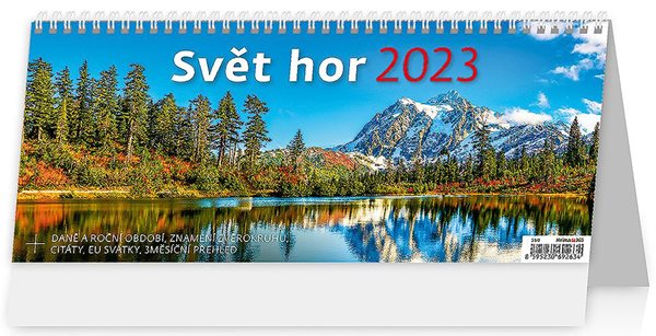 Kalendář stolní 2023 - Svět hor - 32