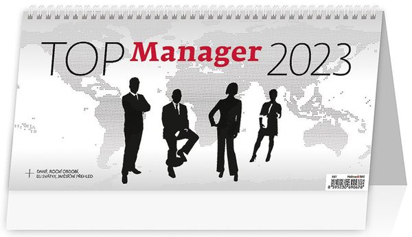 Kalendář stolní 2023 - Top Manager - 32x16 cm