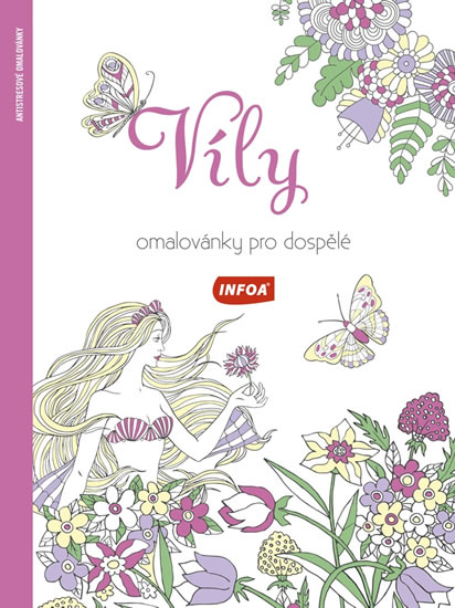 Víly - Omalovánky pro dospělé - neuveden